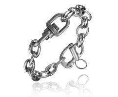 Браслет из стали с застежкой-чекой SB332