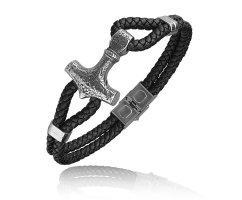 Браслет регулируемый с молотом тора QB388