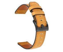Ремешок из кожи горчичный ST244
