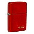Зажигалка Zippo Metallic Red красная матовая Zip49475ZL