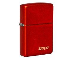 Зажигалка Zippo Metallic Red красная матовая Zip49475ZL