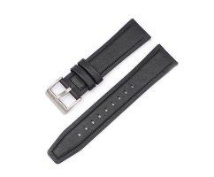 Ремешок из экокожи черный быстросъемный ST528