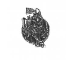 Кулон Волк из стали K531