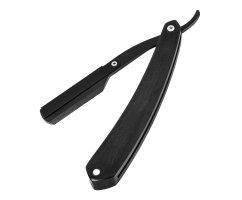 Бритва шаветка с черной рукояткой из дерева HB123