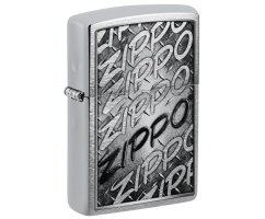 Зажигалка Zippo с покрытием Brushed Chrome Zip48784