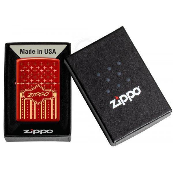Зажигалка ZIPPO с покрытием Metallic Red Zip48785