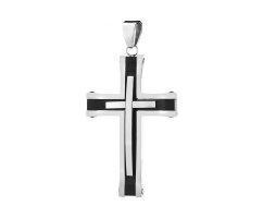 Кулон Крест стальной K570