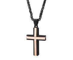 Кулон Крест стальной K577