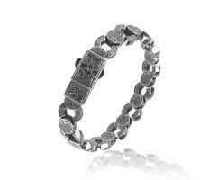 Браслет из стали с круглыми звеньями SB323