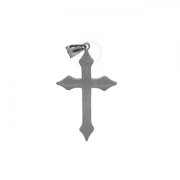 Кулон крест двойной K122