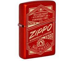 Зажигалка ZIPPO Classic с покрытием Metallic Red Zip48620