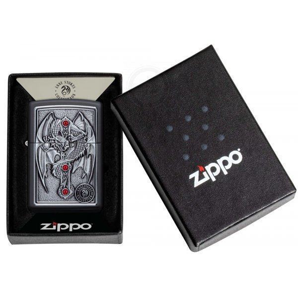 Зажигалка Zippo Winged Dragon Cross Zip49755