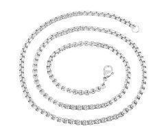 Цепочка на шею резная якорная C035