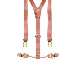 Подтяжки мужские из натуральной кожи PT35