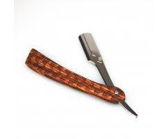 Бритва шаветка с резной рукояткой из дерева HB142