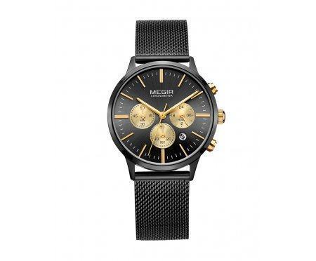 Часы Megir Chronix golden black W0151