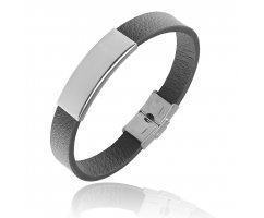 Браслет лаконичный под гравировку QB383