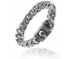 Браслет с застежкой на черепе SB296