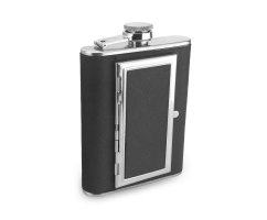 Фляга подарочная с портсигаром F004