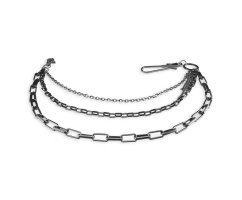 Сэт матовых цепочек на джинсы DC016