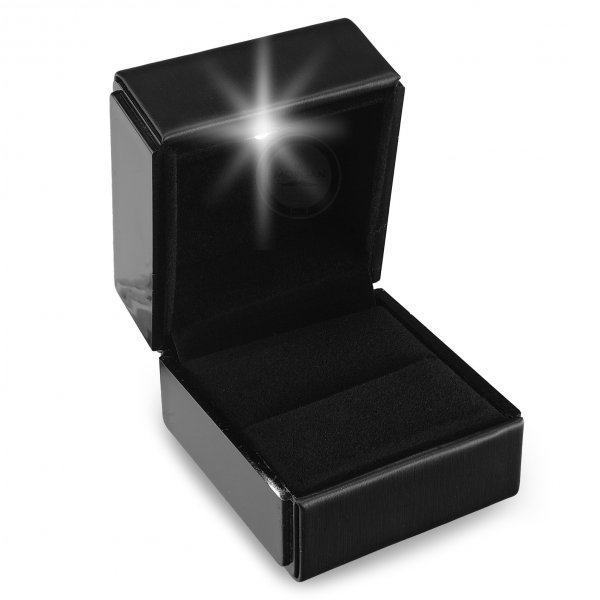 Коробка под кольцо/запонки/значок LED MORGAN PK025