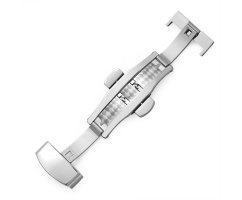 Застежка клипса двойная серебристая ST330