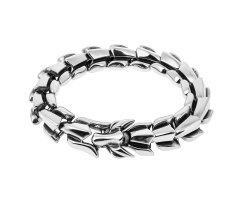 Браслет из стали необыченого плетения SB370