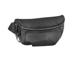 Сумка на пояс объемная из натуральной кожи SM5322