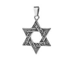 Кулон Звезда Давида компактная K593