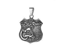 Кулон из стали Mother Road K592