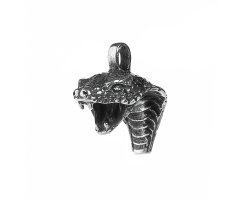 Кулон Кобра из стали K594