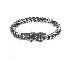 Браслет из стали застежкой в виде якоря  SB157