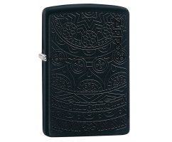 Зажигалка Zippo Black Matte Tone on Tone Design Zip29989