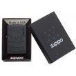 Зажигалка Zippo Black Matte Tone on Tone Design Zip29989