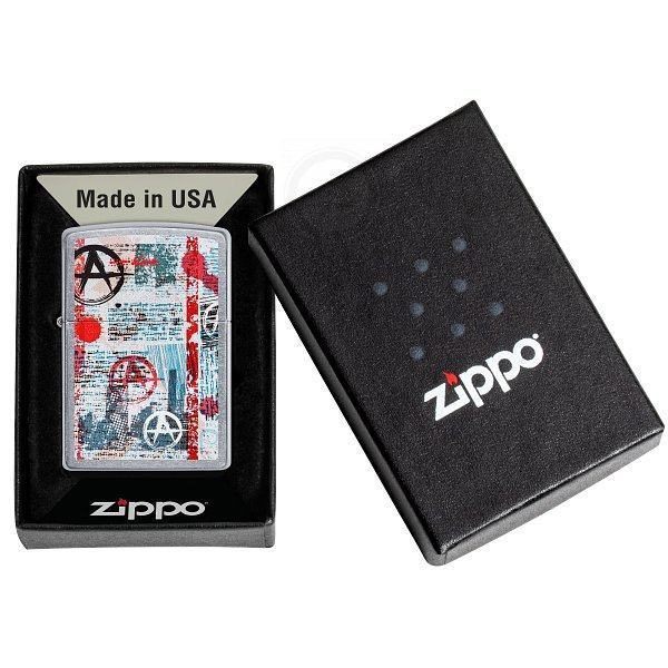 Zip49662 Зажигалка Zippo Anarchy Design