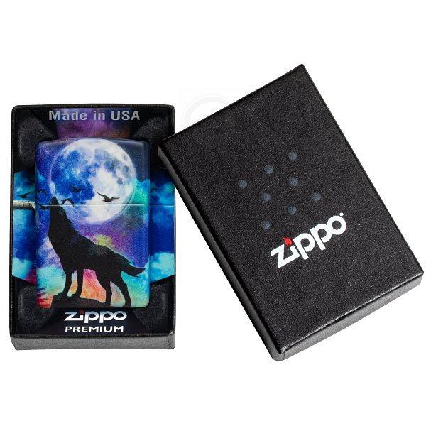 Zip49683 Зажигалка Zippo Wolf Design