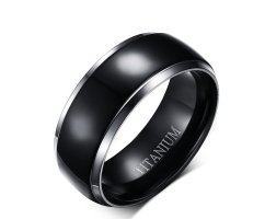 Кольцо из титана двухцветное RT004