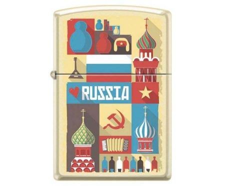 Зажигалка Zippo открытка из России  RUSSIAN POSTCARD Zip216