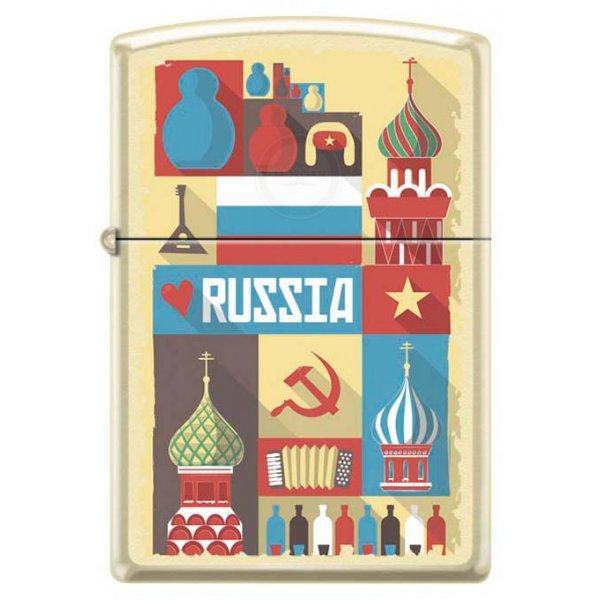 Зажигалка Zippo открытка из России  RUSSIAN POSTCARD Zip216