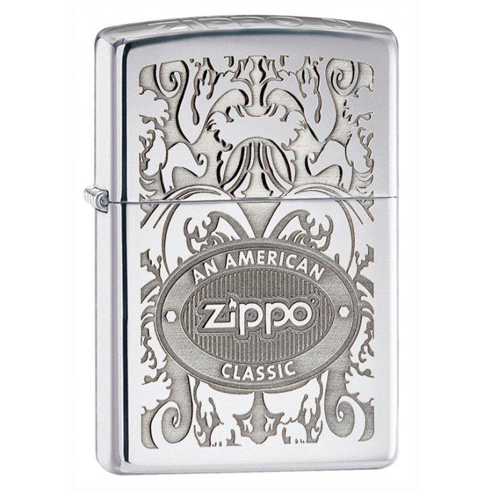 Зажигалка Zippo Crown Stamp™ с покрытием High Polish Chrome Zip24751