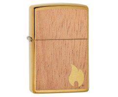 Зажигалка Zippo WOODCHUCK с покрытием Brushed Brass Zip29901