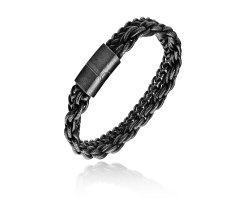 Браслет из стали двойной матовый SB8245