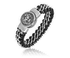 Браслет с головой волка SB1697