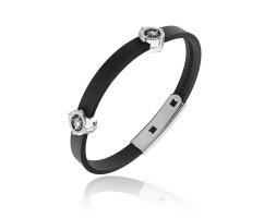 Браслет каучуковый с магнитами KB1601