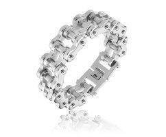 Крупный браслет из стали в виде мотоцепи SB312