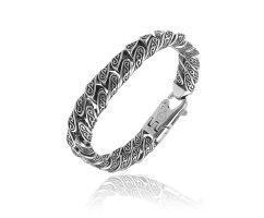 Браслет из стали резного плетения SB8266