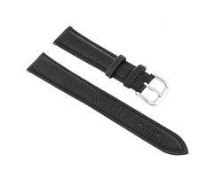 Ремешок из мягкой кожи зернистый черный ST400