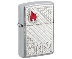 ЗАЖИГАЛКА Zippo CLASSIC BRUSHED CHROME zip48126