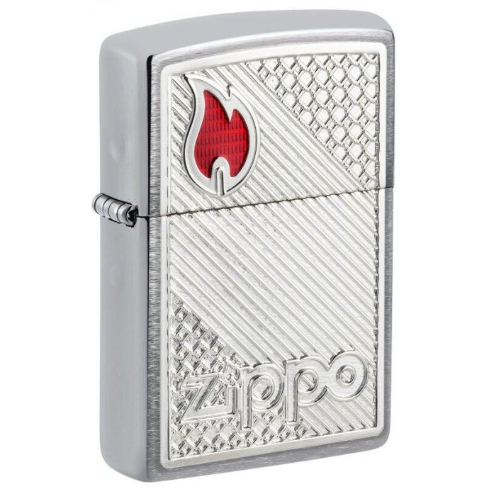 ЗАЖИГАЛКА Zippo CLASSIC BRUSHED CHROME zip48126
