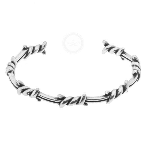 Браслет из стали терновый SB012